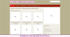 Desktop Screenshot of nhansamtuoihanquoc.com